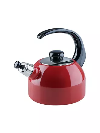 RIESS | Bollitore con fischio Plus 2l Color Rosso | 